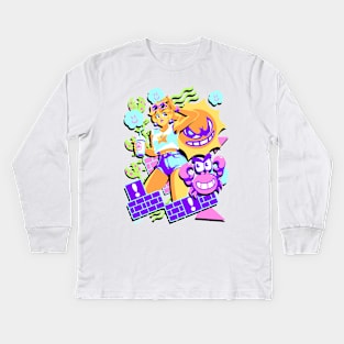 PEACHWAVE Kids Long Sleeve T-Shirt